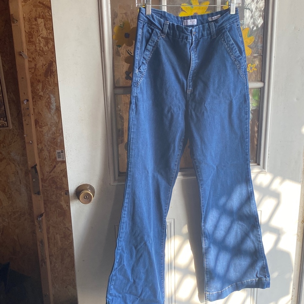 Sofia by Sofia Vergara Blue Flare Jeans